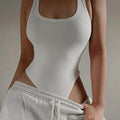 Ribbed Tank Bodysuit for Women