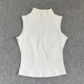 High Neck Cropped Tank Top for Women