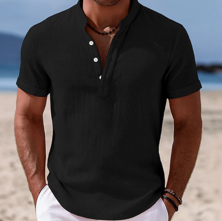 Summer Button-Up Short Sleeve Shirt
