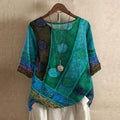 Casual Retro-Inspired Blouse