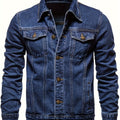 REGULAR DENIM JACKET FOR MEN