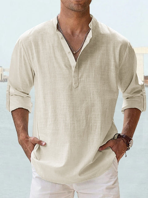 Breathable Button-Up Shirt