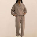 Athleisure at its Finest: Cotton-Blended Two-Piece Tracksuit
