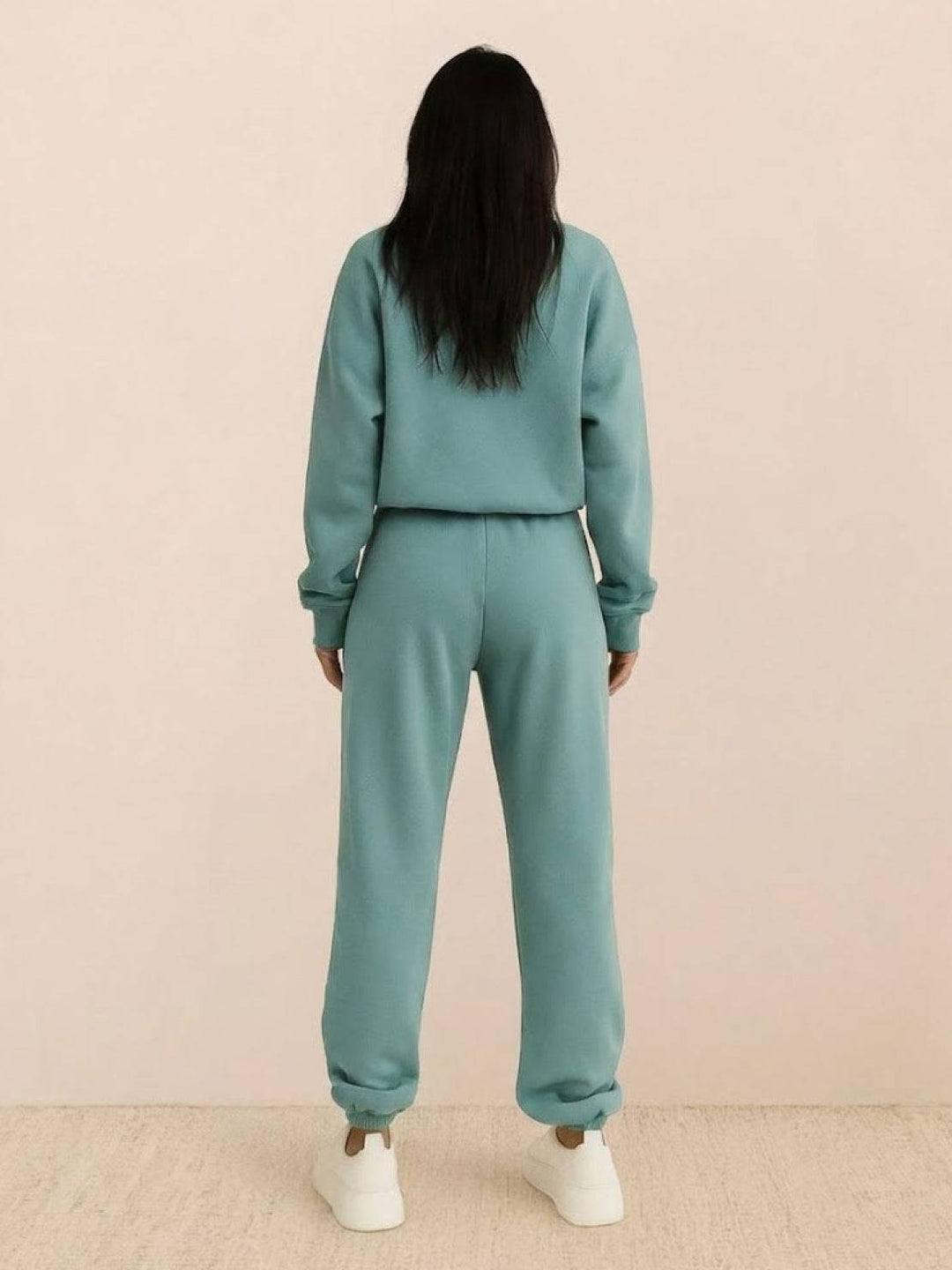 Athleisure at its Finest: Cotton-Blended Two-Piece Tracksuit