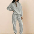 Athleisure at its Finest: Cotton-Blended Two-Piece Tracksuit