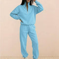 Athleisure at its Finest: Cotton-Blended Two-Piece Tracksuit