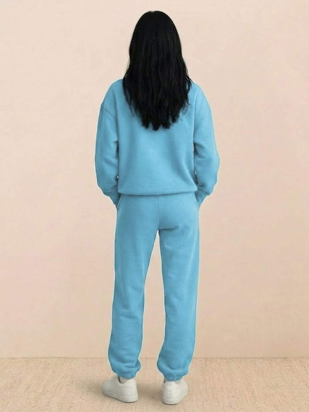 Athleisure at its Finest: Cotton-Blended Two-Piece Tracksuit