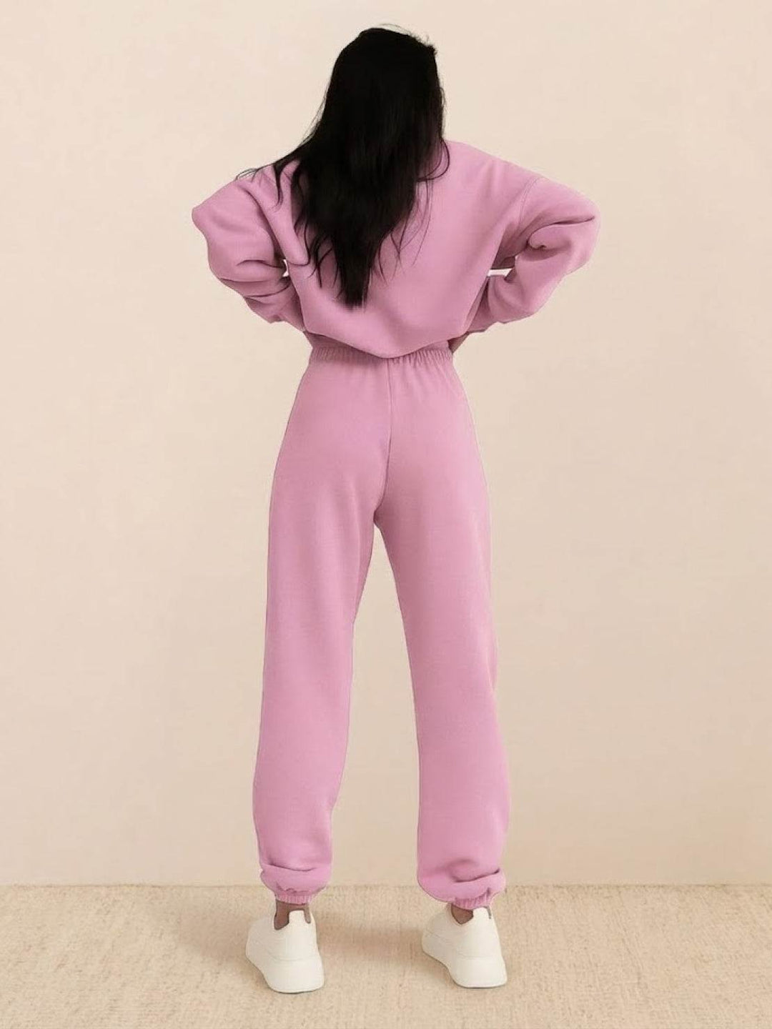 Athleisure at its Finest: Cotton-Blended Two-Piece Tracksuit