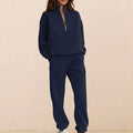 Athleisure at its Finest: Cotton-Blended Two-Piece Tracksuit