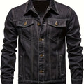 REGULAR DENIM JACKET FOR MEN
