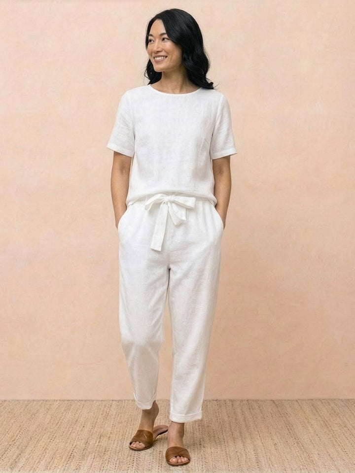 100% Cotton Linen Monochrome Co-ord