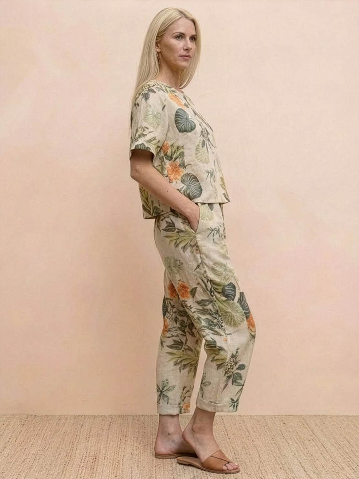 100% Cotton Linen Monochrome Co-ord