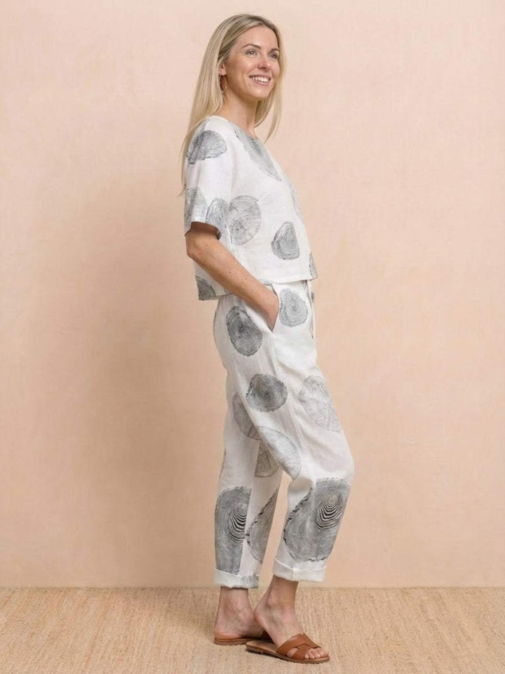 100% Cotton Linen Monochrome Co-ord