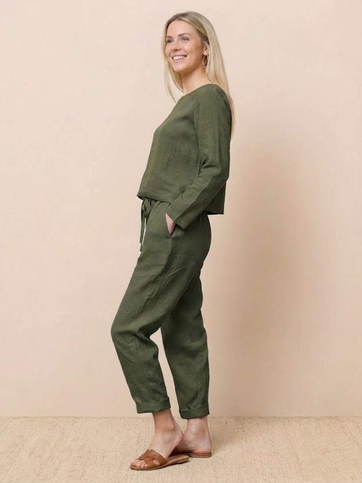 Cotton-Linen Monochrome Capsule