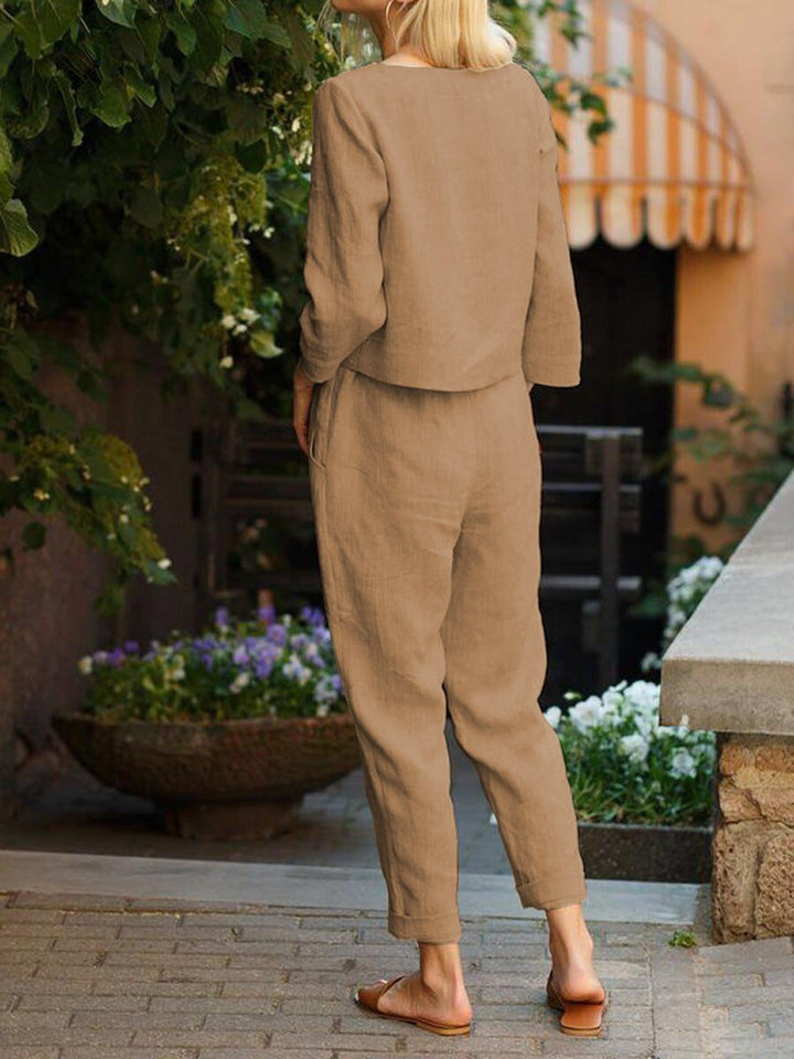Cotton-Linen Monochrome Capsule