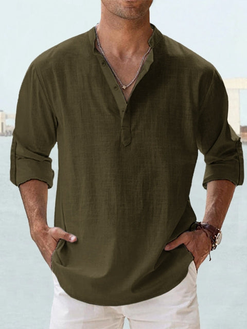 Breathable Button-Up Shirt