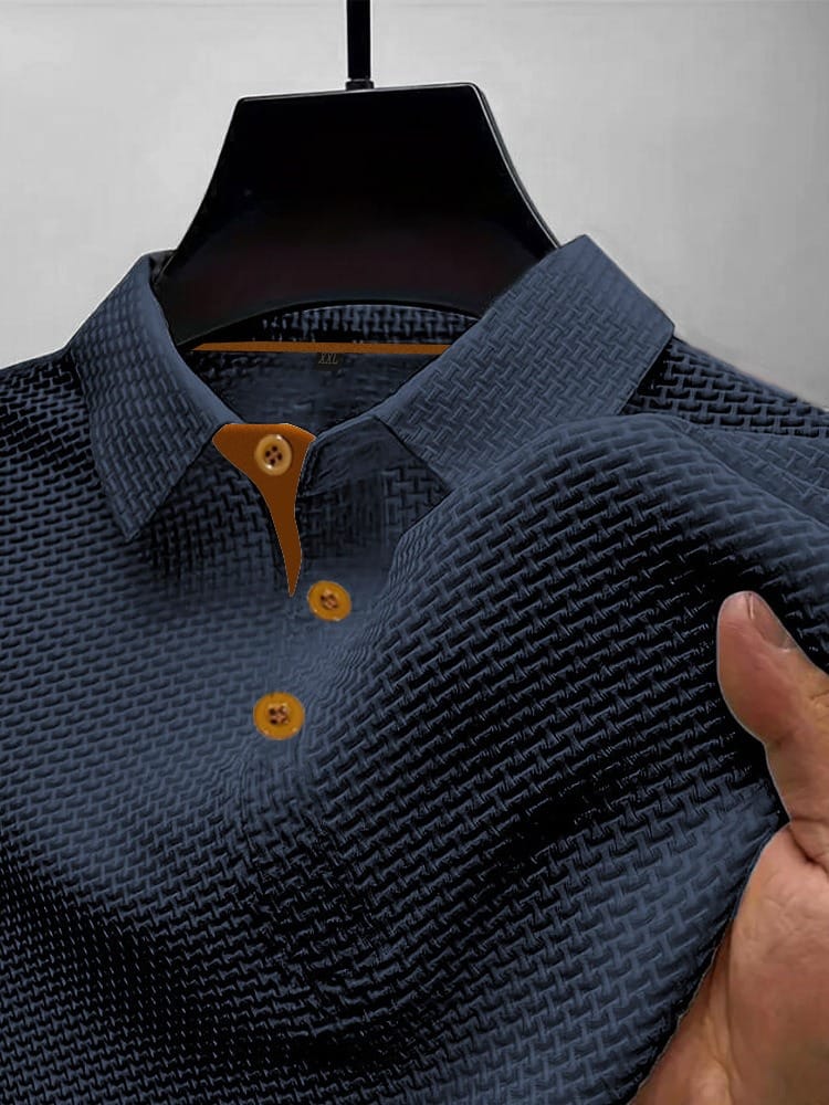 Refined Textured Polo Shirt