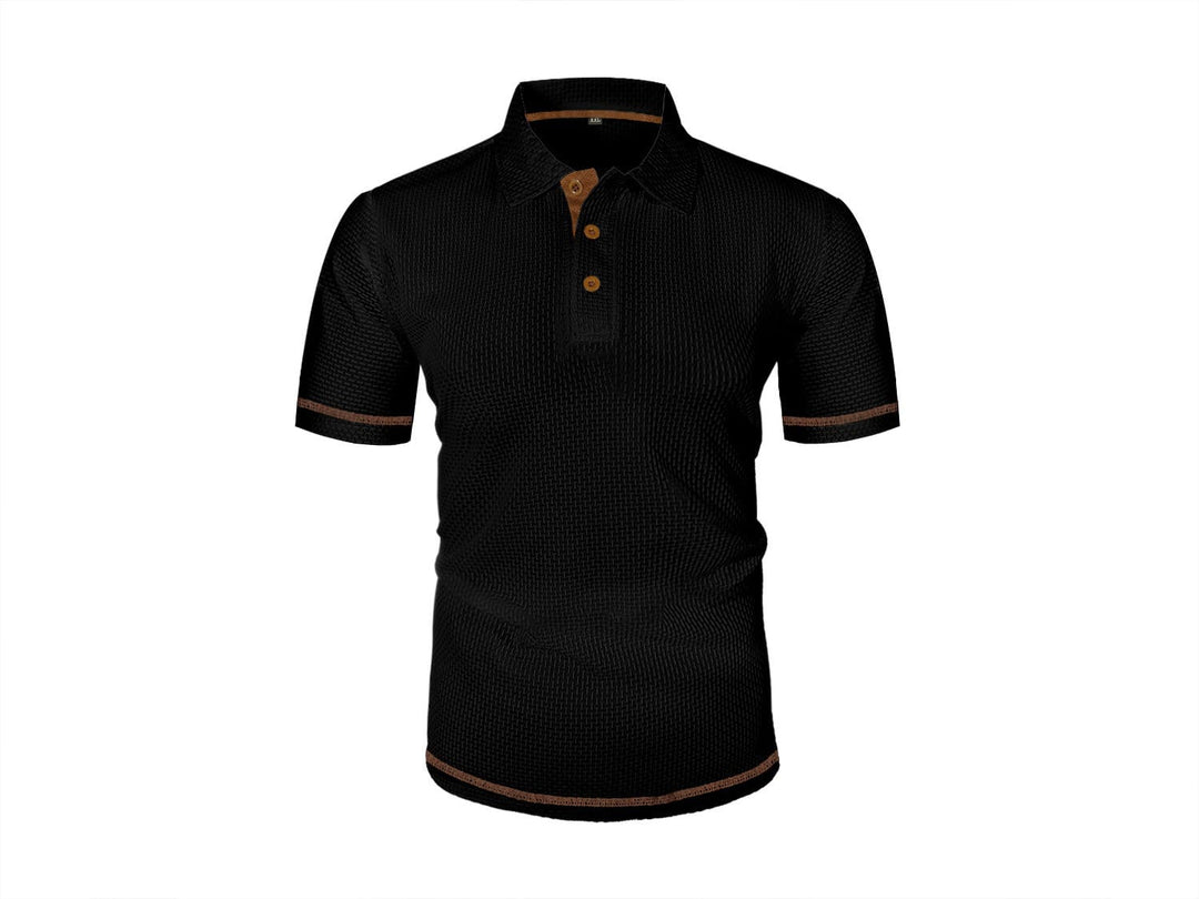 Refined Textured Polo Shirt