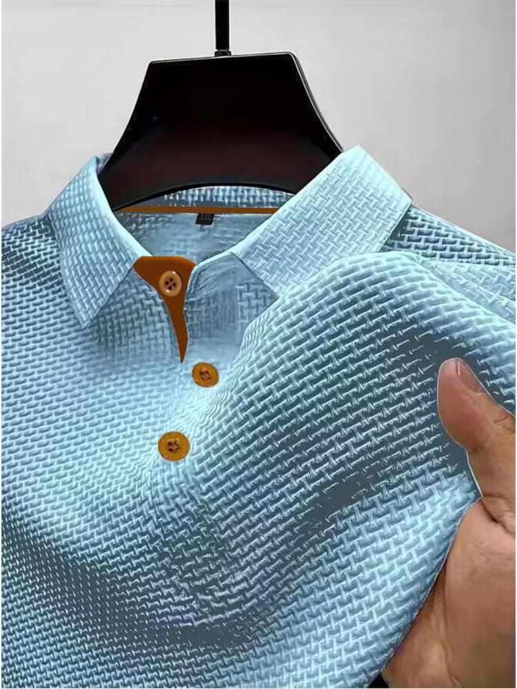 Refined Textured Polo Shirt