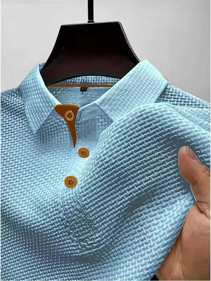 Refined Textured Polo Shirt