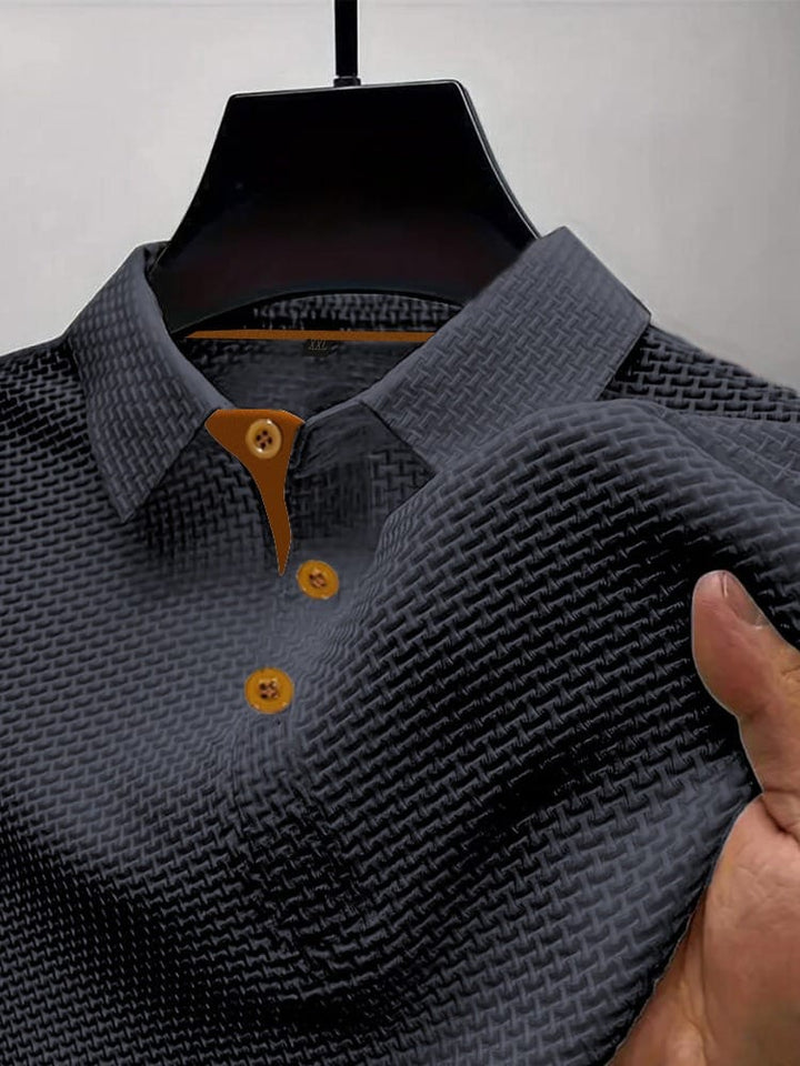 Refined Textured Polo Shirt