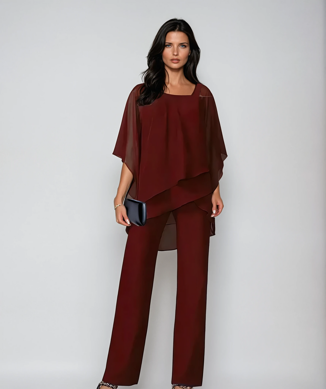Elegant Two-Piece Layered Set