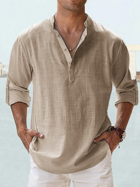 Breathable Button-Up Shirt