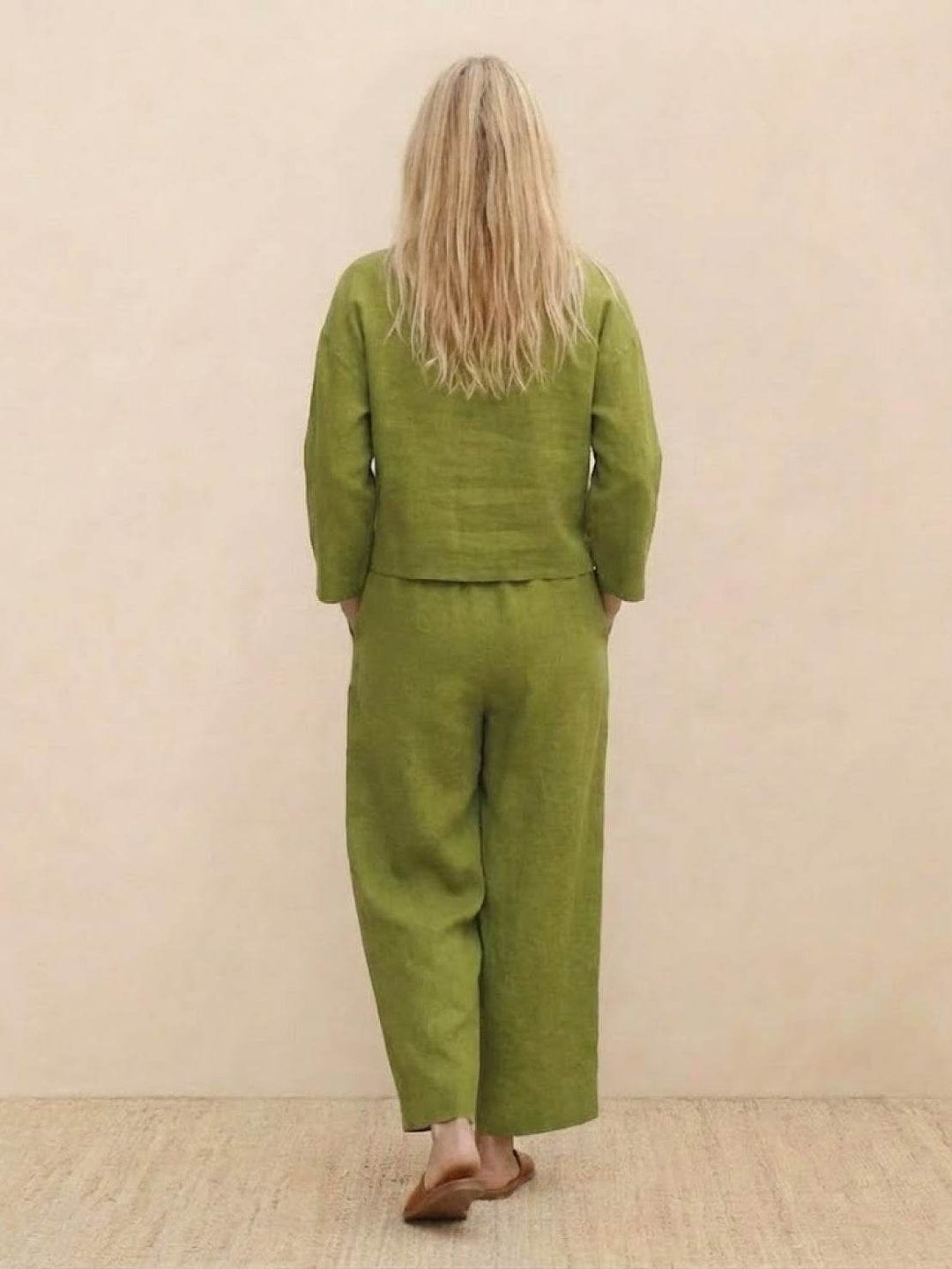 Loose Solid Color Two-Piece Set