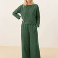 Loose Solid Color Two-Piece Set