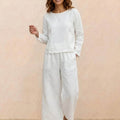 Loose Solid Color Two-Piece Set