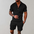 Stylish Casual Polo Shirt and Shorts Set