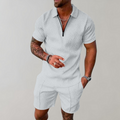 Stylish Casual Polo Shirt and Shorts Set