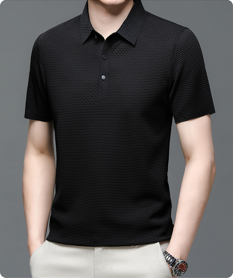 Stylish Button-Up Polo Shirt