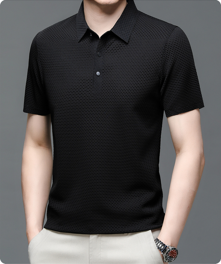 Stylish Button-Up Polo Shirt
