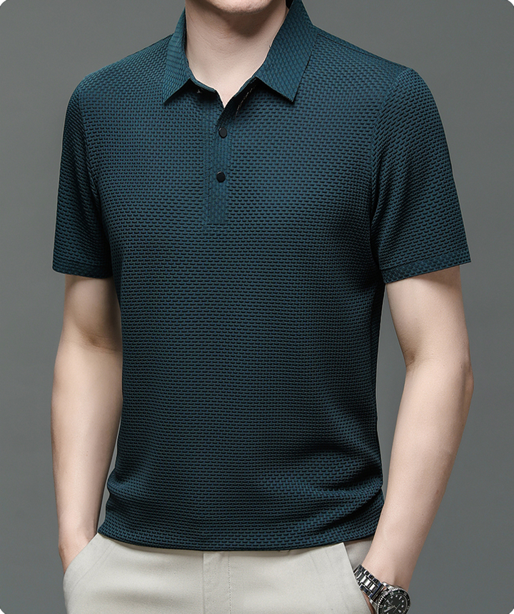 Stylish Button-Up Polo Shirt