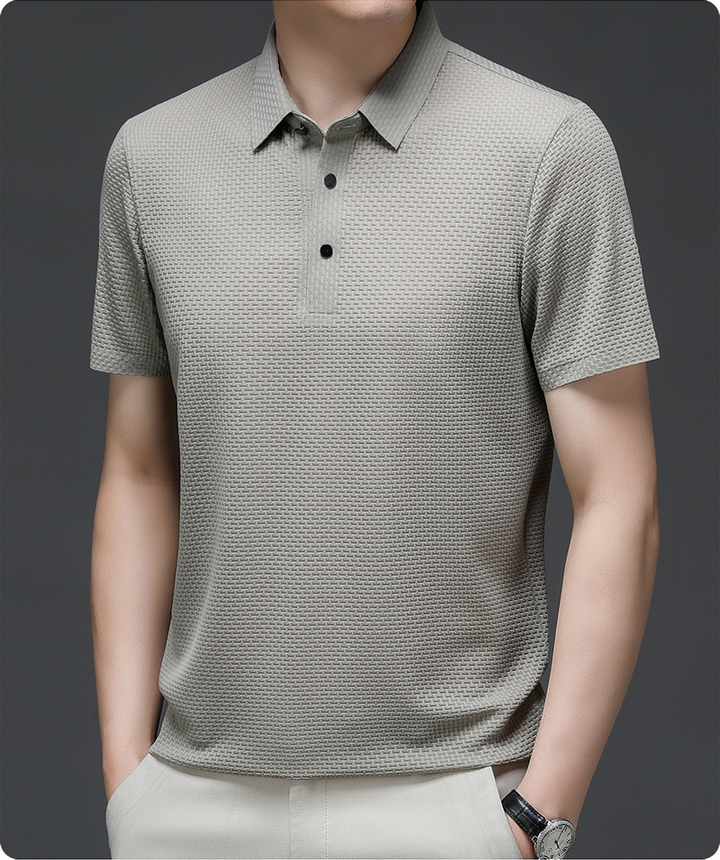 Stylish Button-Up Polo Shirt
