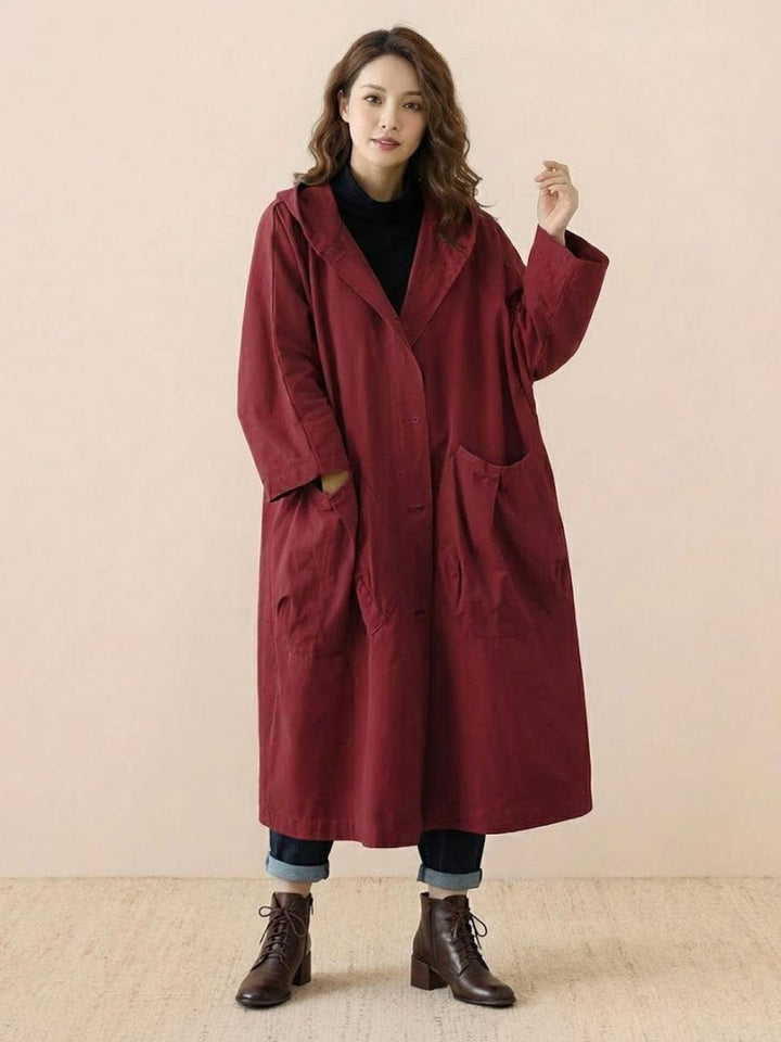 One Size Fits All Oversized Water Resistant Windbreaker Jacket