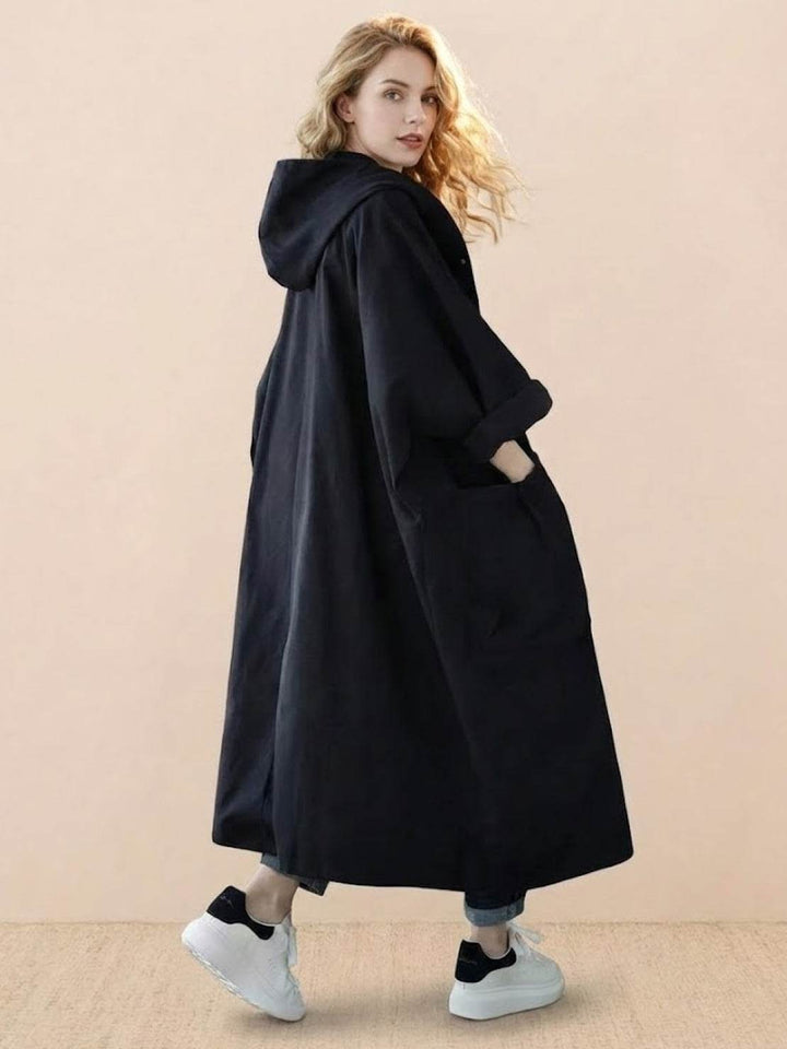 One Size Fits All Oversized Water Resistant Windbreaker Jacket