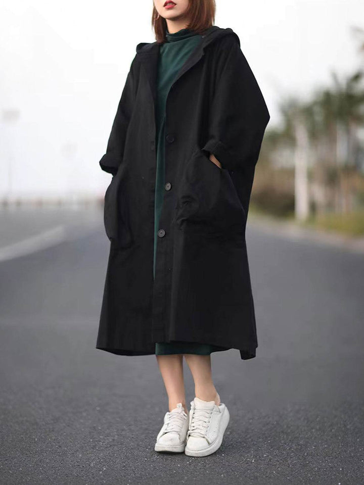 One Size Fits All Oversized Water Resistant Windbreaker Jacket