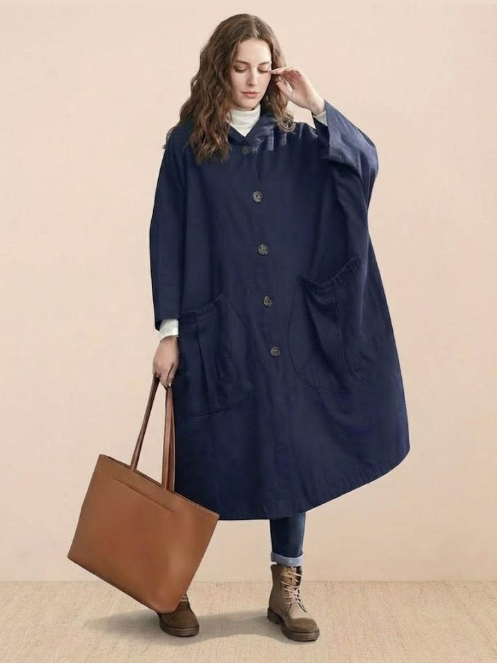 One Size Fits All Oversized Water Resistant Windbreaker Jacket