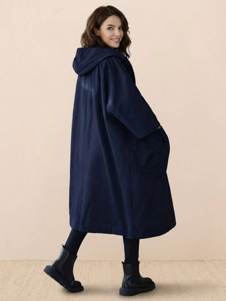 One Size Fits All Oversized Water Resistant Windbreaker Jacket