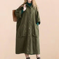 One Size Fits All Oversized Water Resistant Windbreaker Jacket