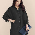Oversized 100% Cotton Linen Shirt