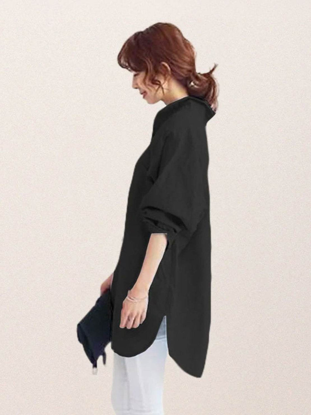 Oversized 100% Cotton Linen Shirt