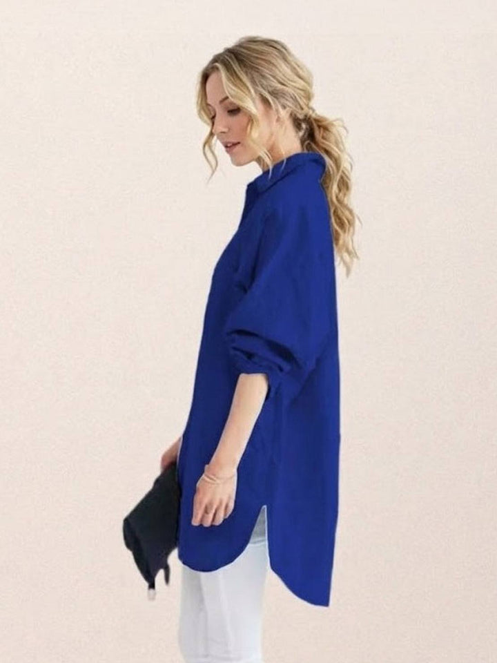 Oversized 100% Cotton Linen Shirt