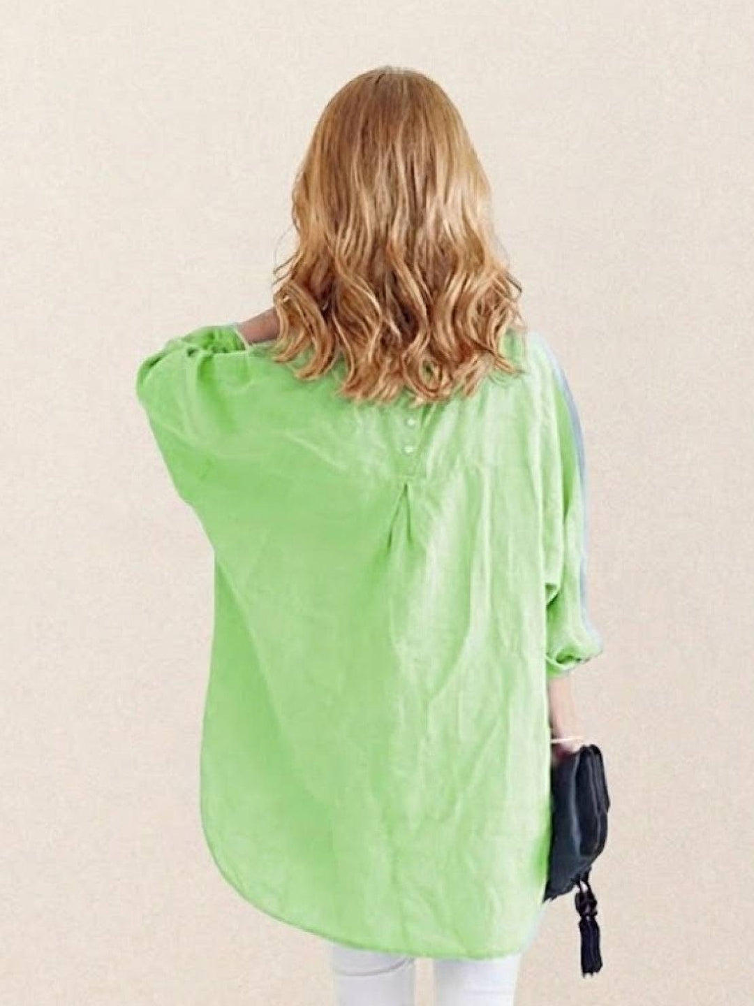 Oversized 100% Cotton Linen Shirt