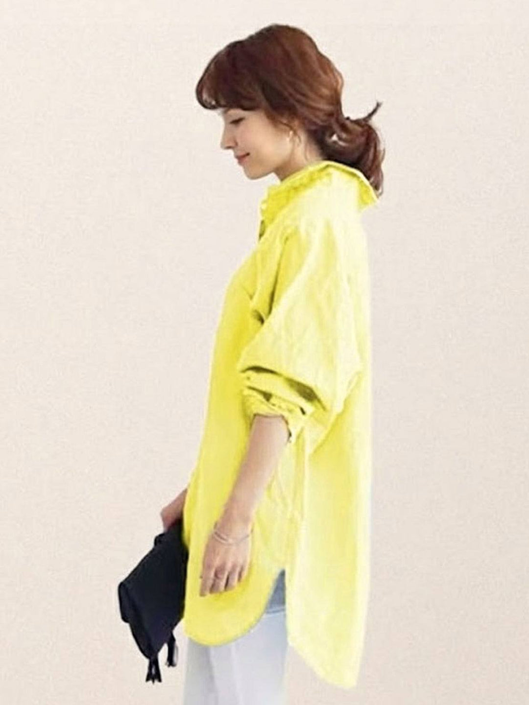 Oversized 100% Cotton Linen Shirt