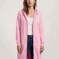 Oversized Long Zip Sweatshirt Hoodie