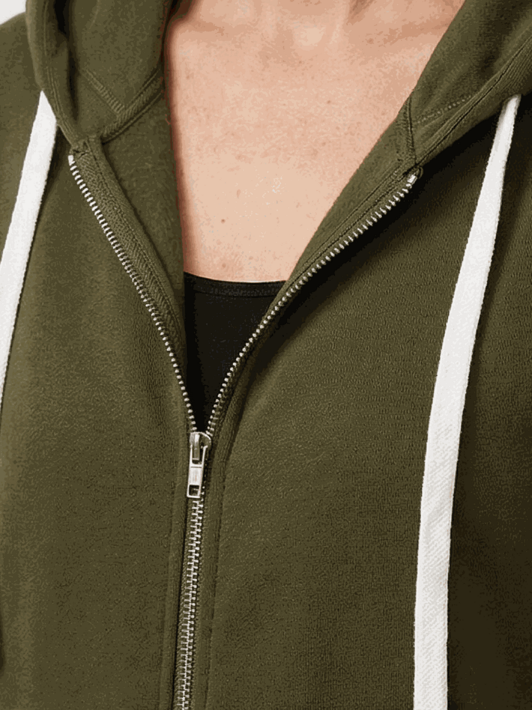 Oversized Long Zip Sweatshirt Hoodie