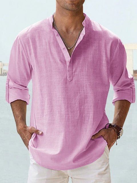 Breathable Button-Up Shirt